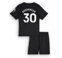 Tottenham Hotspur Rodrigo Bentancur #30 Koszulka Wyjazdowa dzieci 2025-26 Krótki Rękaw (+ krótkie spodenki)